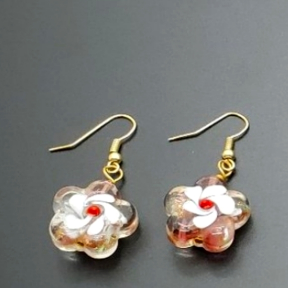 Blown Glass earrings ✨️ - Picture 4 of 6